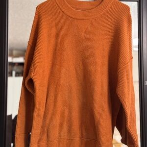 Aerie Vibrant Orange Knit Top